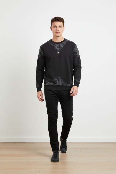 LV SİYAH SWEATSHİRT