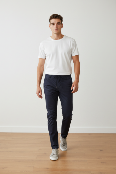 HERMEZ LACİVERT JOGGER PANTALON